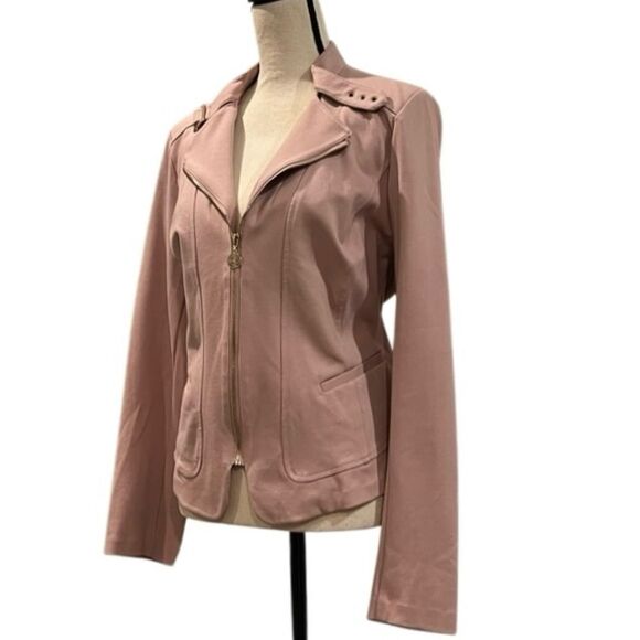 Torrid Light Pink Moto Jacket - Picture 4 of 12